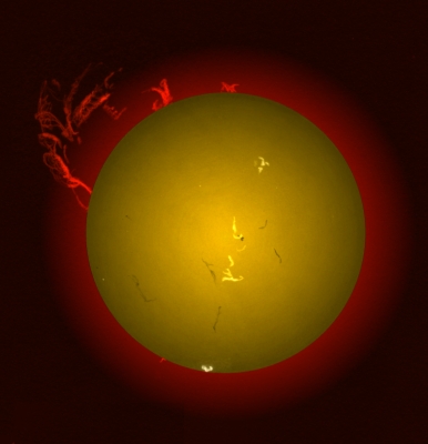 Eruption solaire mars 2015